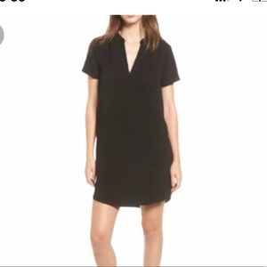 Lush black mini dress